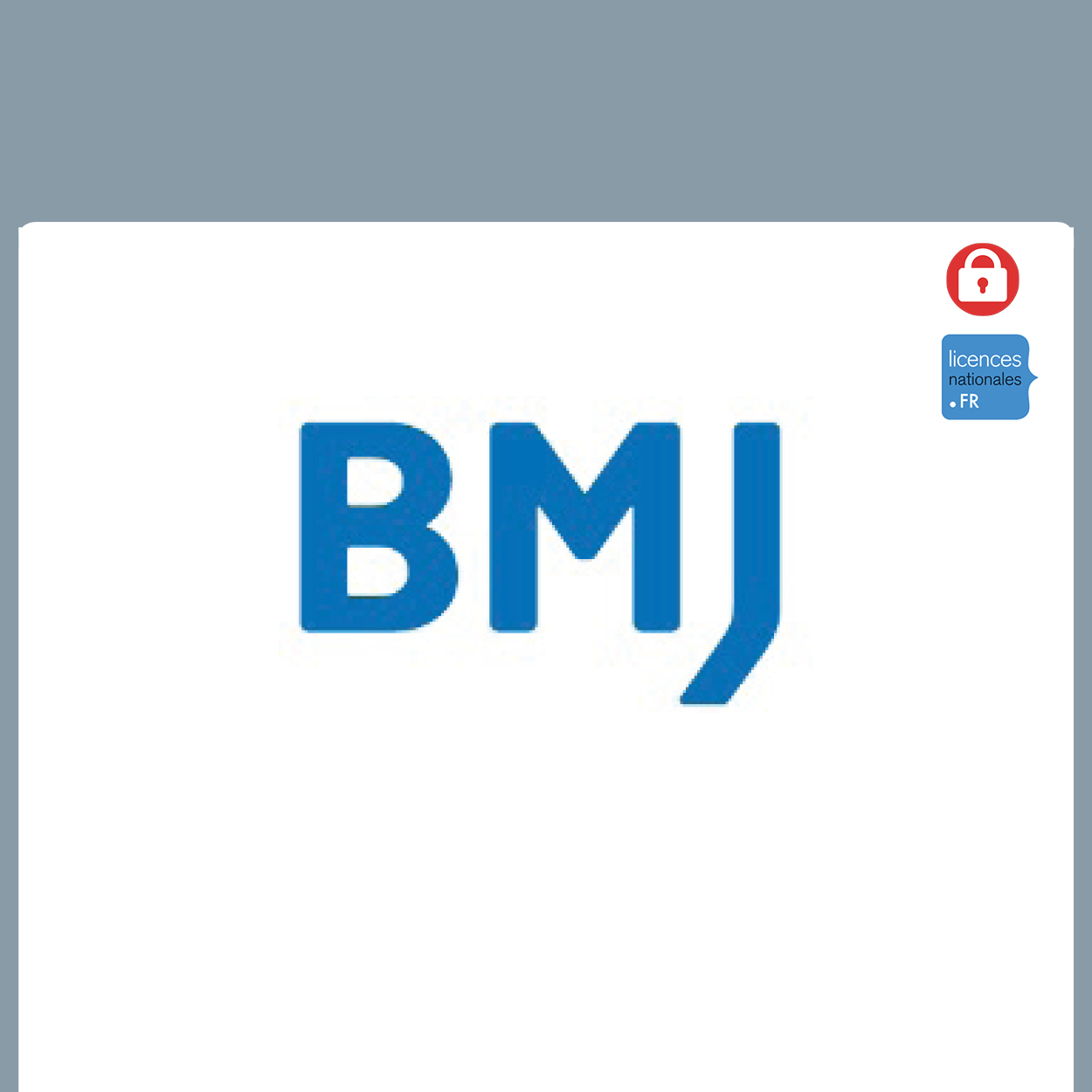 visuel BMJ - British Medical Journal