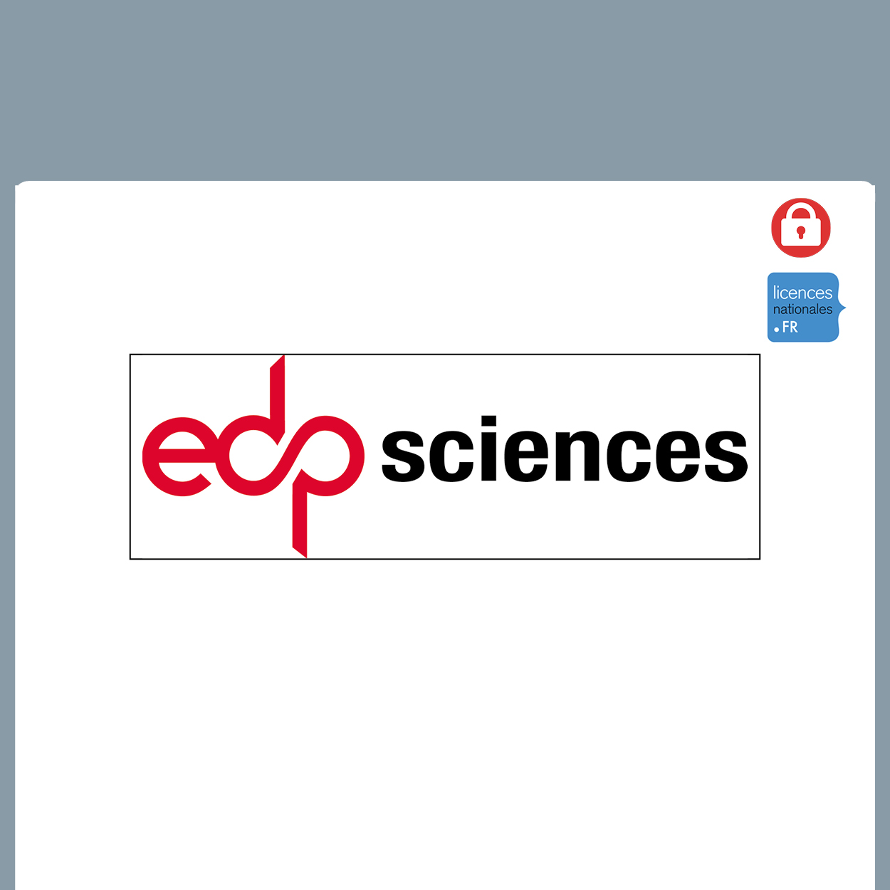visuel EDP Sciences 