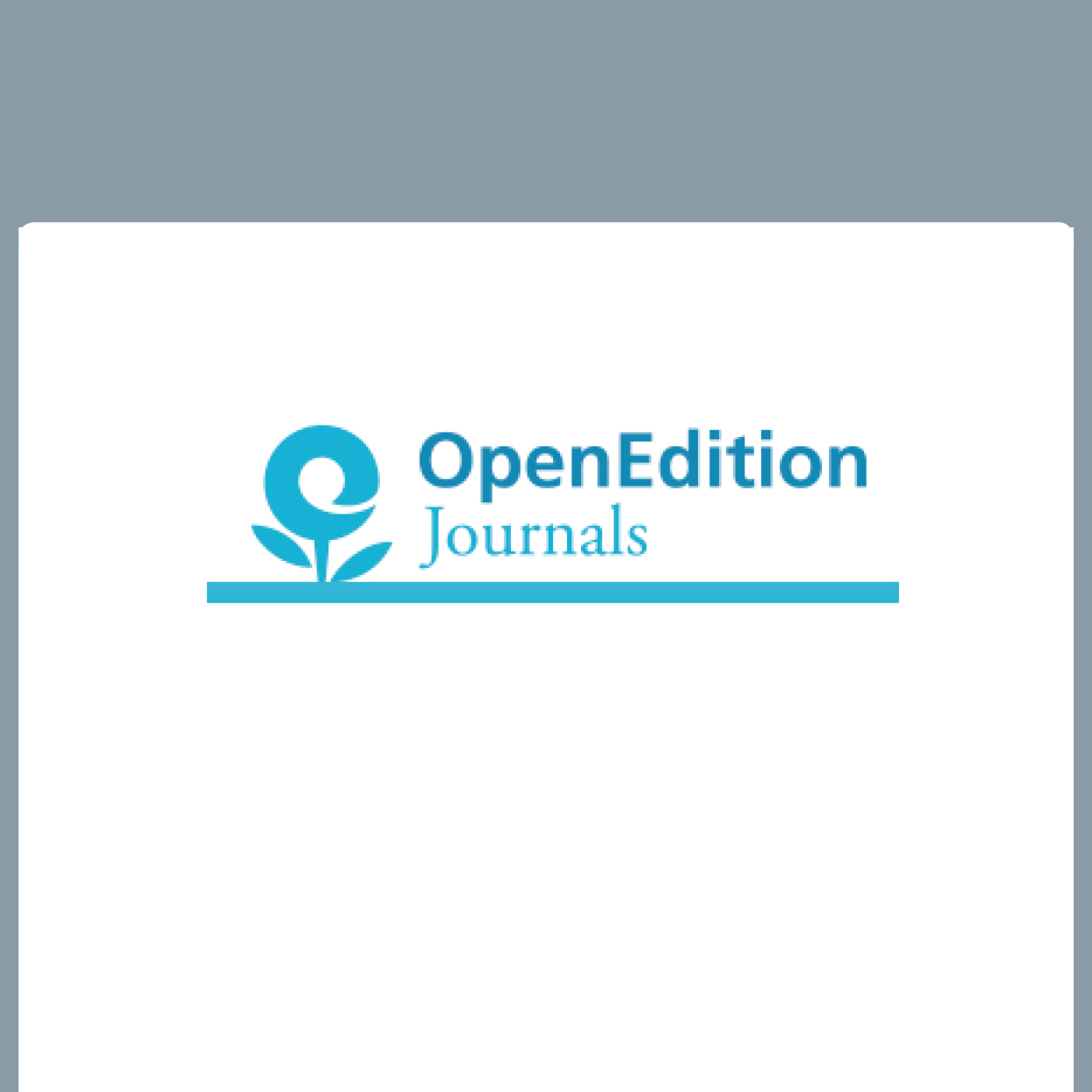 visuel Open Edition Journals 