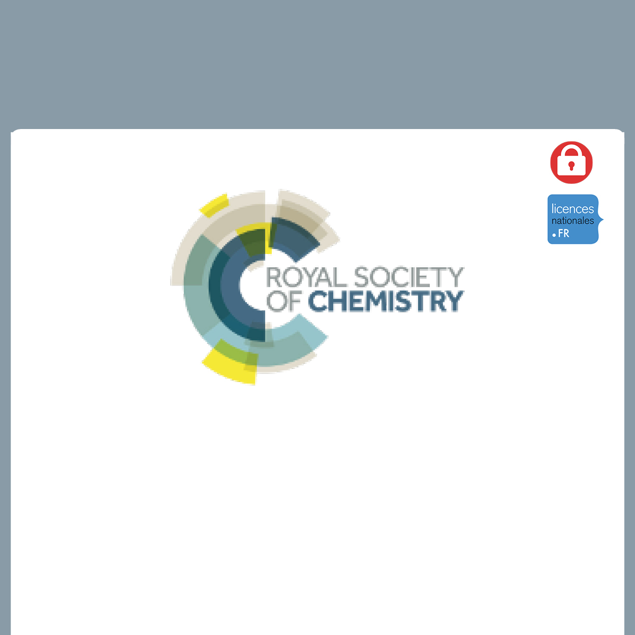 visuel Royal Society of chemistry