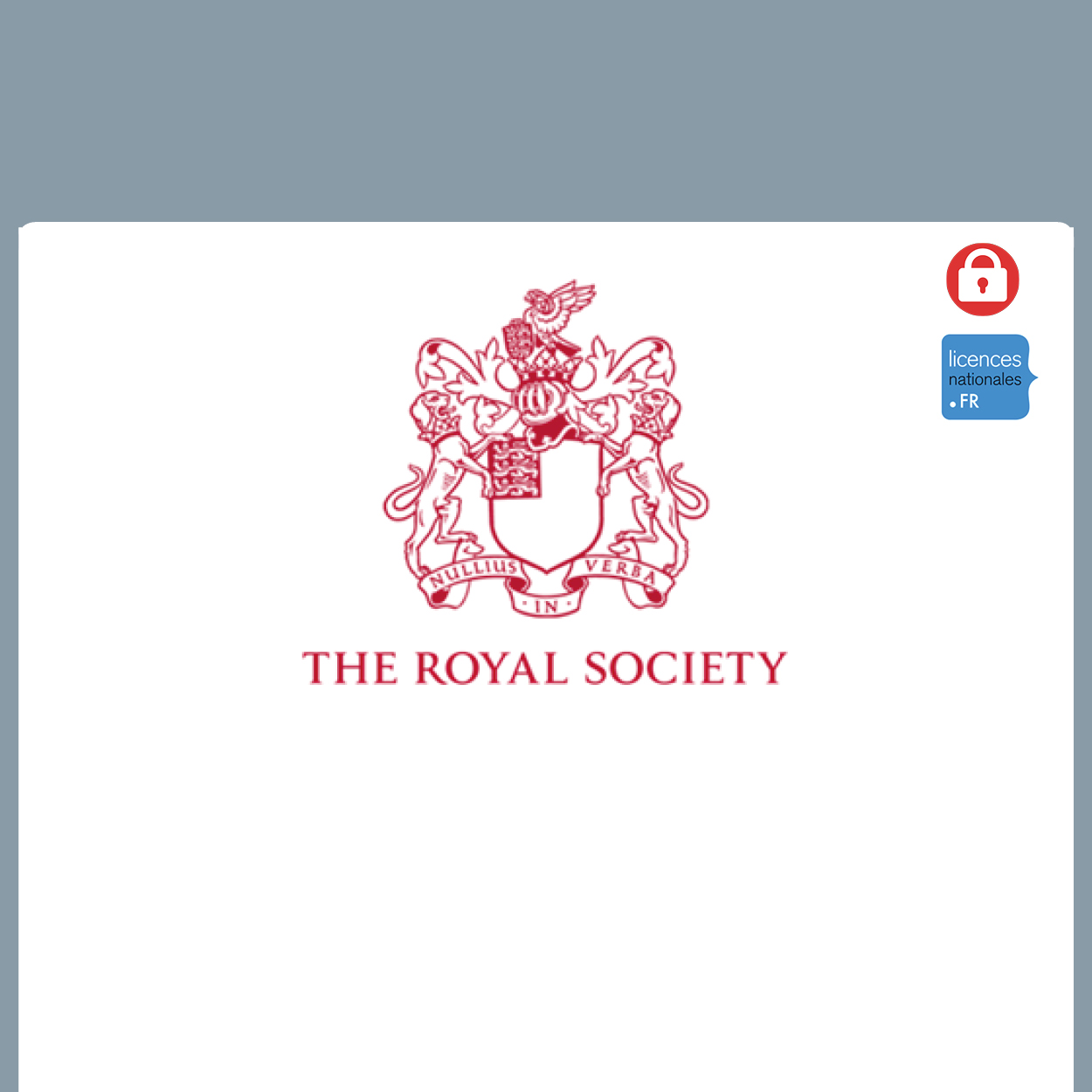 visuel Royal Society of London 