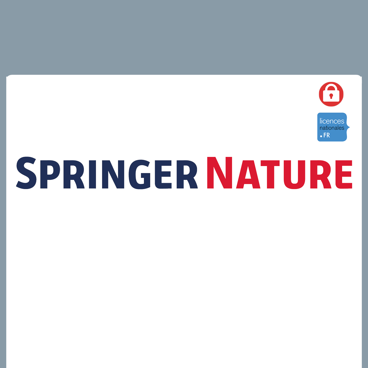 visuel Springer Nature