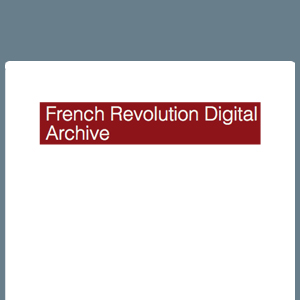 visuel Archives numériques de la Révolution française