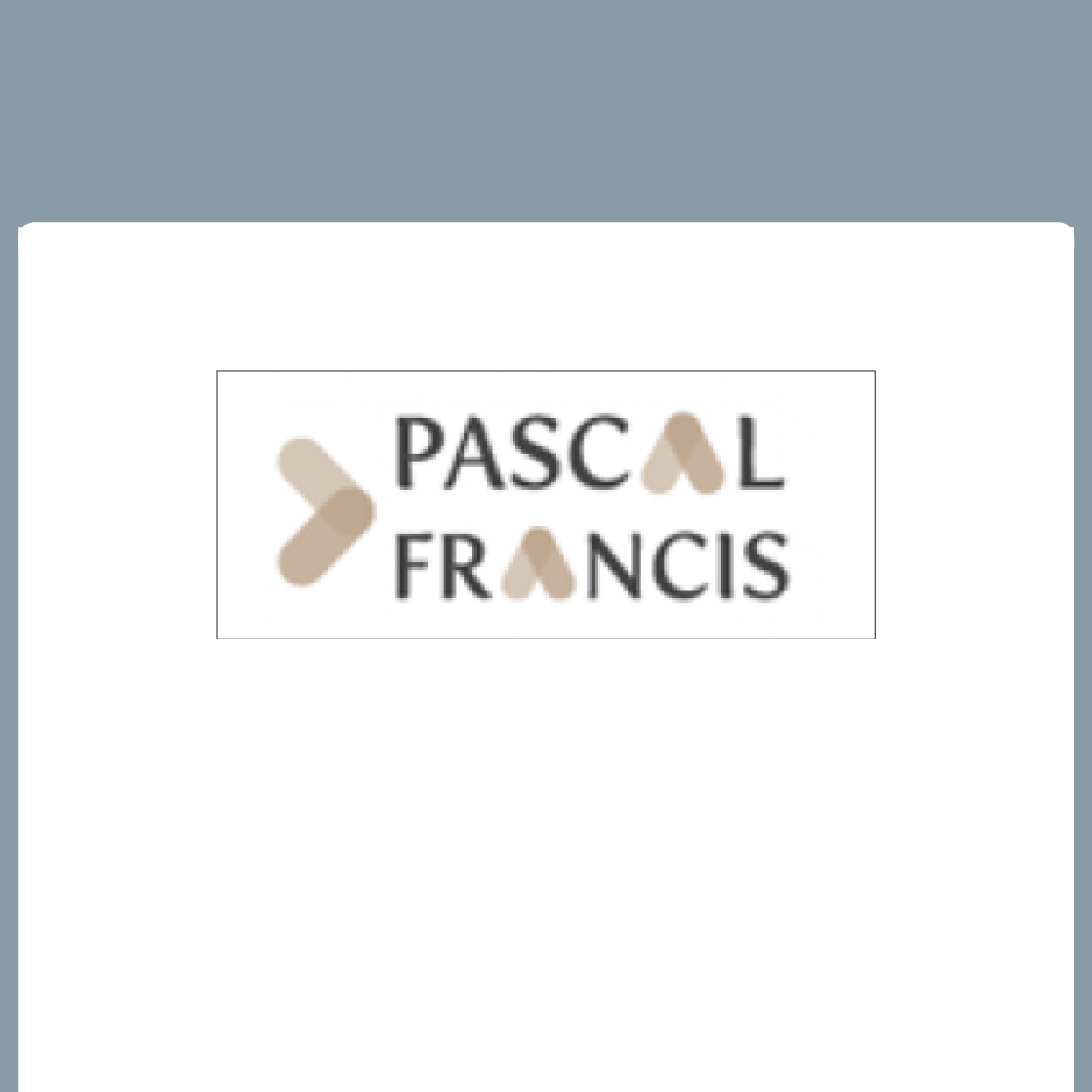 visuel Pascal Francis