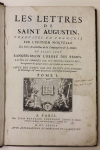 Lettres saint Augustin