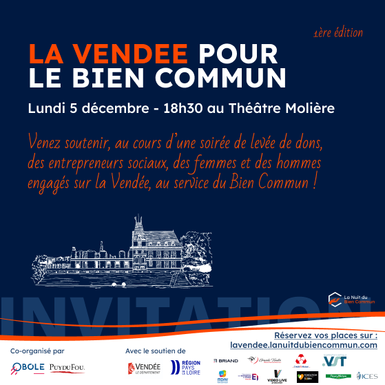invitation Vendée pour le Bien commun