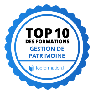 Badge Top 10 GESTION DE PATRIMOINE