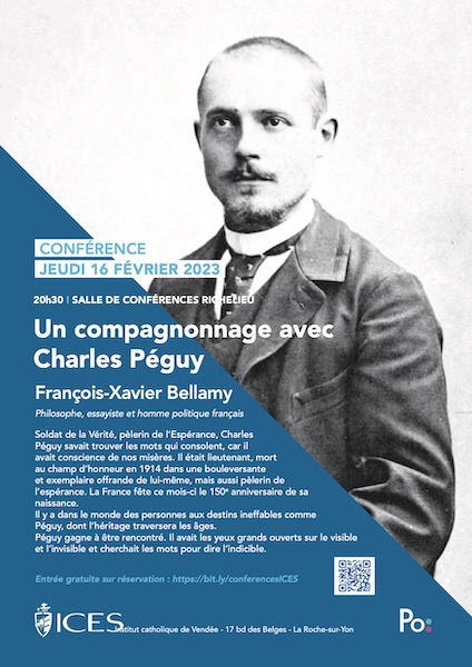 Conférence Charles Péguy (François-Xavier Bellamy) à l'ICES