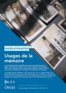 Affiche Journée Jeunes Chercheurs 2025