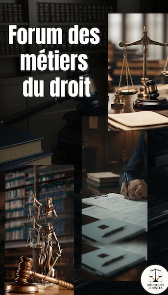 Forum Des Metiers Affiche ODJ Forum des métiers du droit affiche de l'Ordre des Juristes