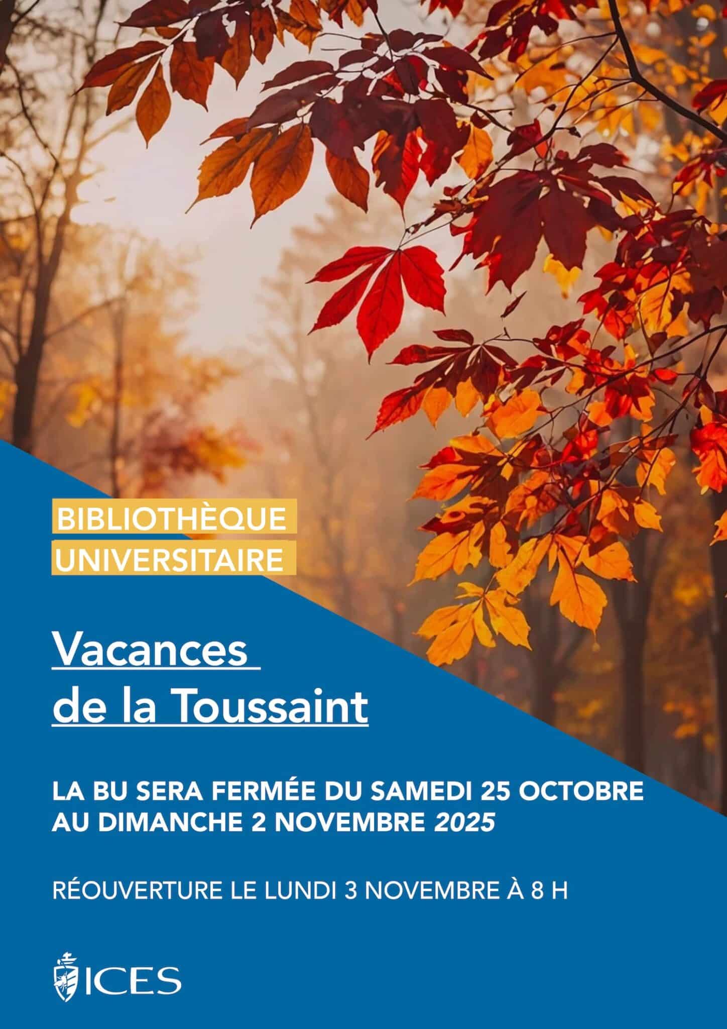 HORAIRES TOUSSAINT HORAIRES TOUSSAINT