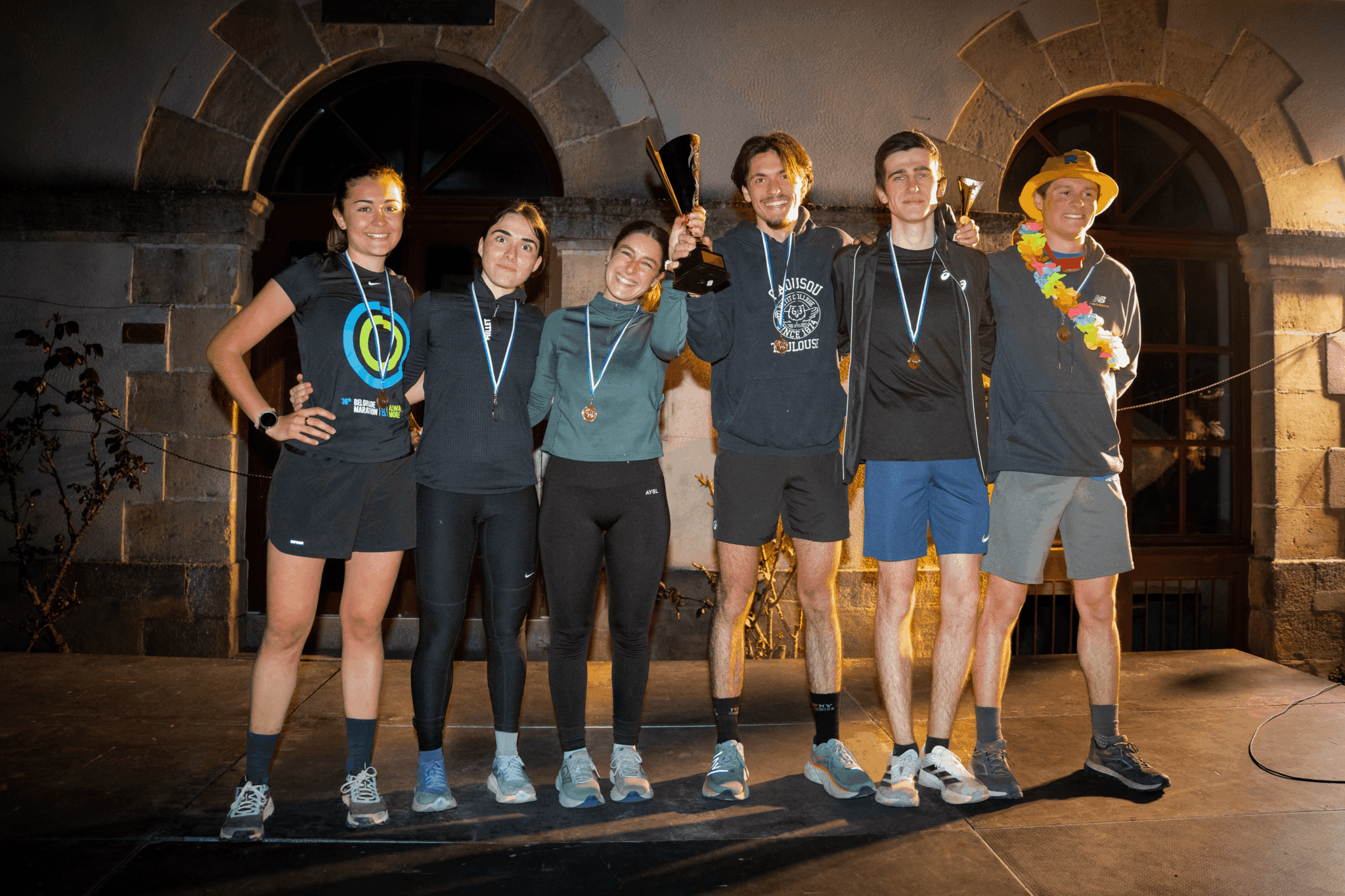 Gagnants De La Hussarde 8km : 3 gagnants filles et 3 gagnants garçon