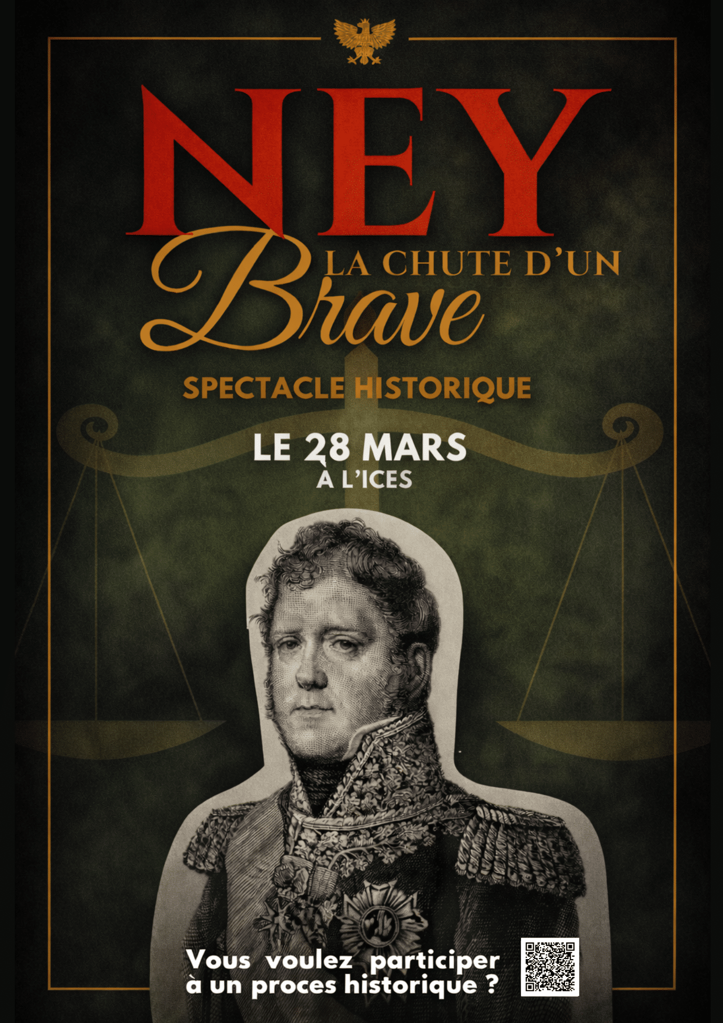 Spectacle Master Histoire Vivante, Ney la chute d'un Brave