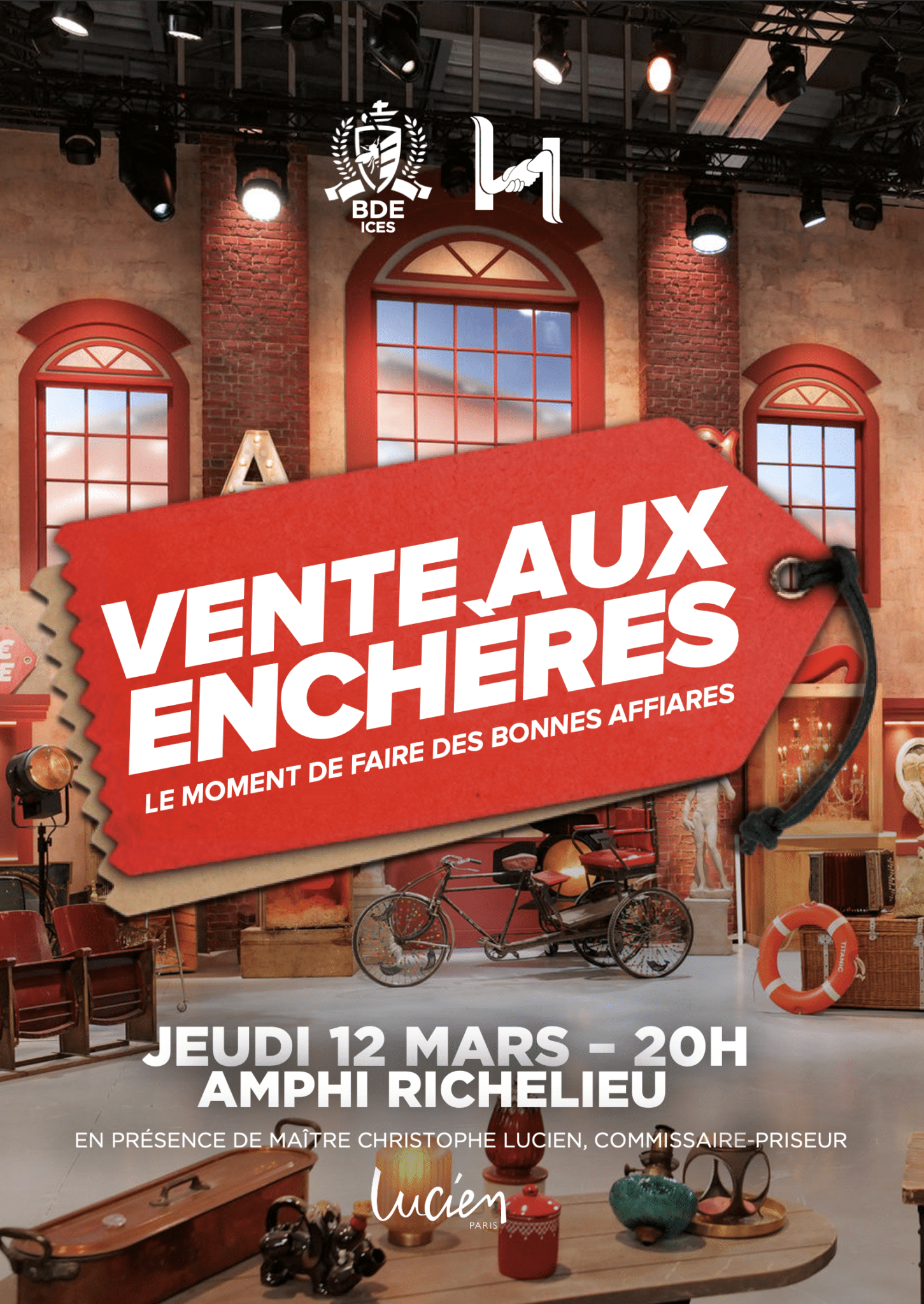Affiche Vente Aux Encheres