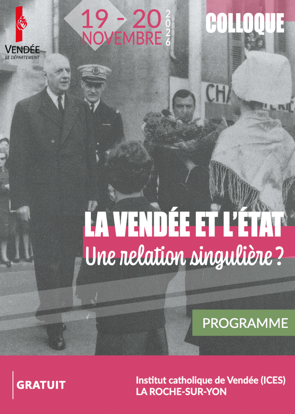affiche pour le colloque vendee état relation singulière ?