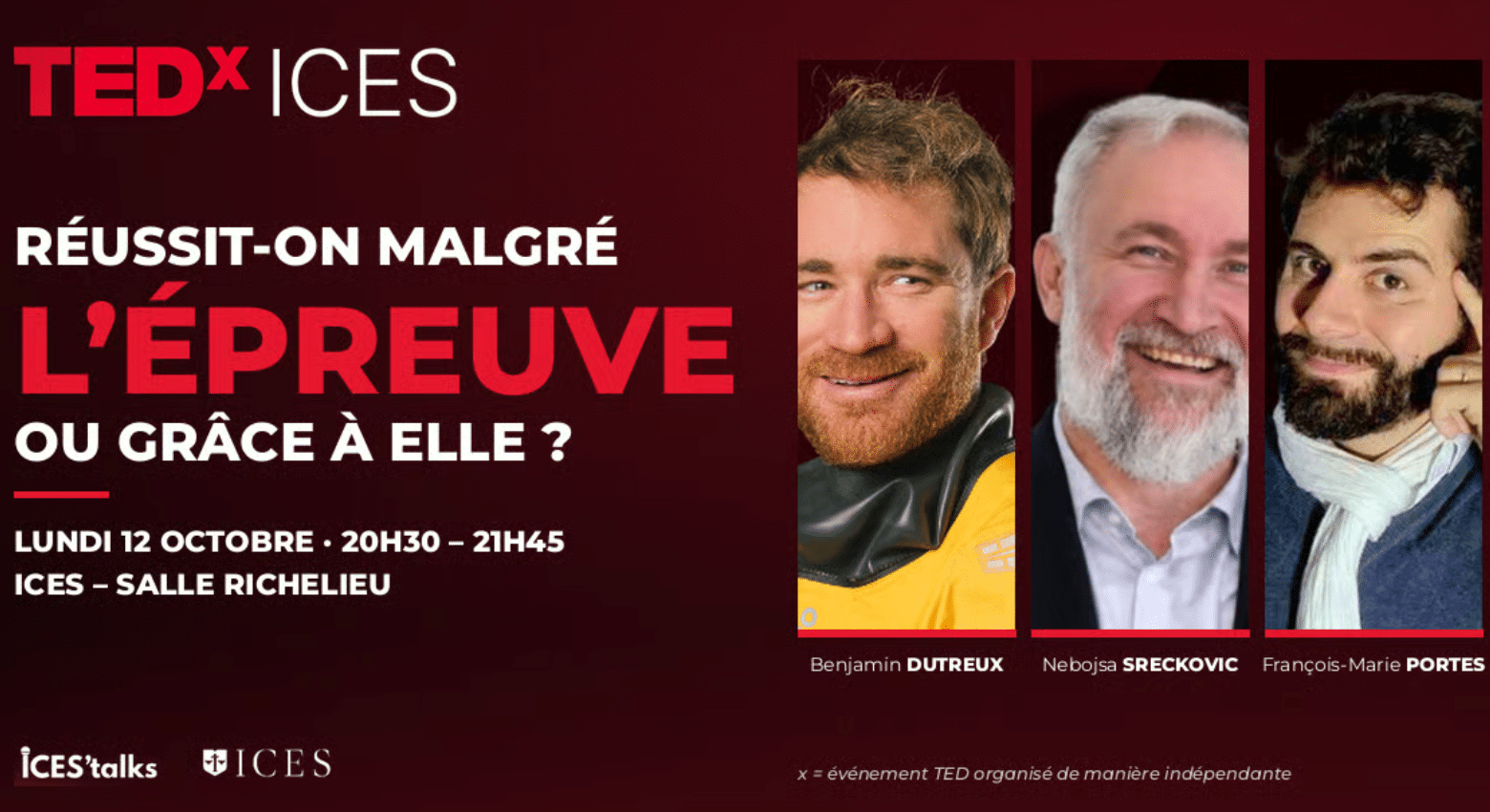 affiche conférence tedx ices 